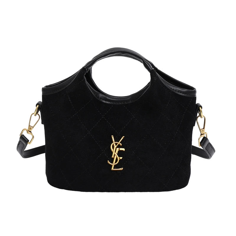 Parisian style design women's zipper shoulder bag elegant chain strap crossbody bag fashionable high-quality handbag