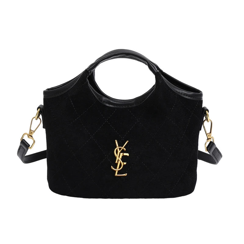 Parisian style design women's zipper shoulder bag elegant chain strap crossbody bag fashionable high-quality handbag