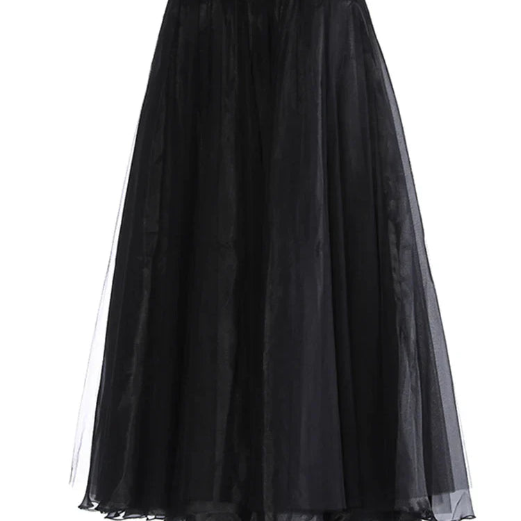 [EAM] High Waist Khaki Buckle Irregular Mesh Long A-line Half-body Skirt Women Fashion Tide New Spring Autumn 1DH0633