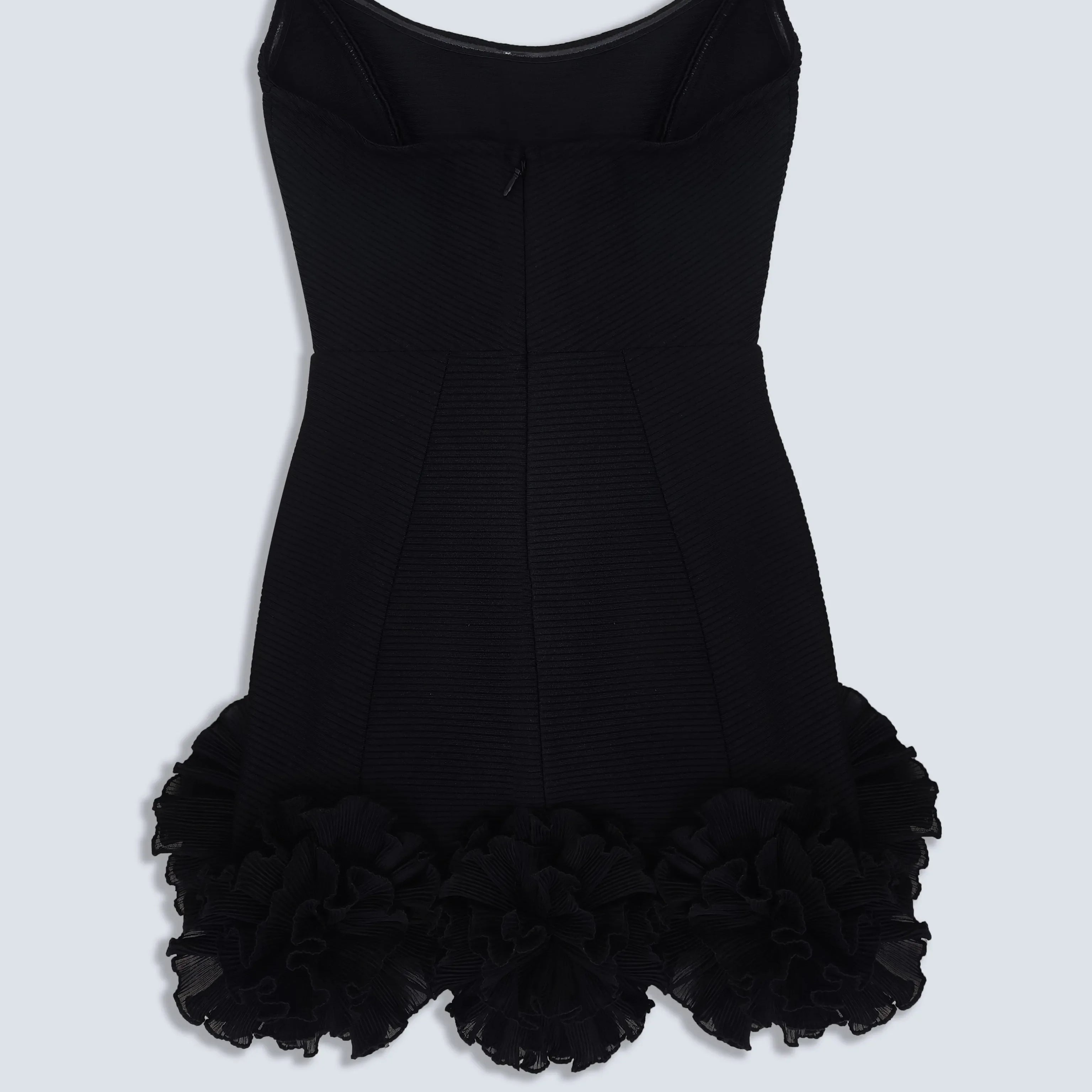 Women Sexy Strapless Bodycon Mini Bandage Dress Florals Celebrate Girls' Birthday Party Nightclub Outfit