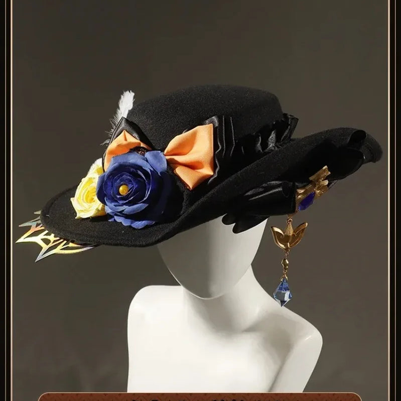 Navia Genshin Impact Cosplay Costume Wig Dress Uniform Fontaine Spina Di Rosula Hat Clorinde Halloween Costumes for Women