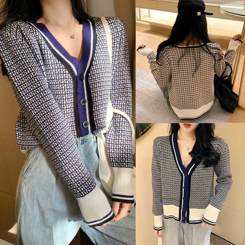 Women's Cardigan Sweater Button-Down Long Sleeve Knit Cardigans