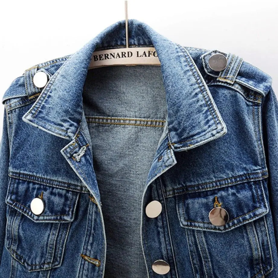 2020 spring summer autumn new women fashion casual Denim Jacket woman female OL streetwear Aq29