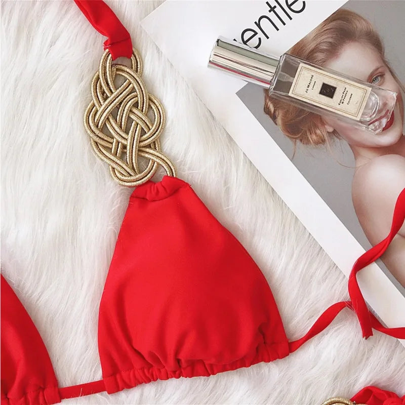 Black Sexy Bikinis Women's Swimwear Female Swimsuit Swimming Wear Bathing Suits Brazilian Bikini Set Beachwear Pool Bather