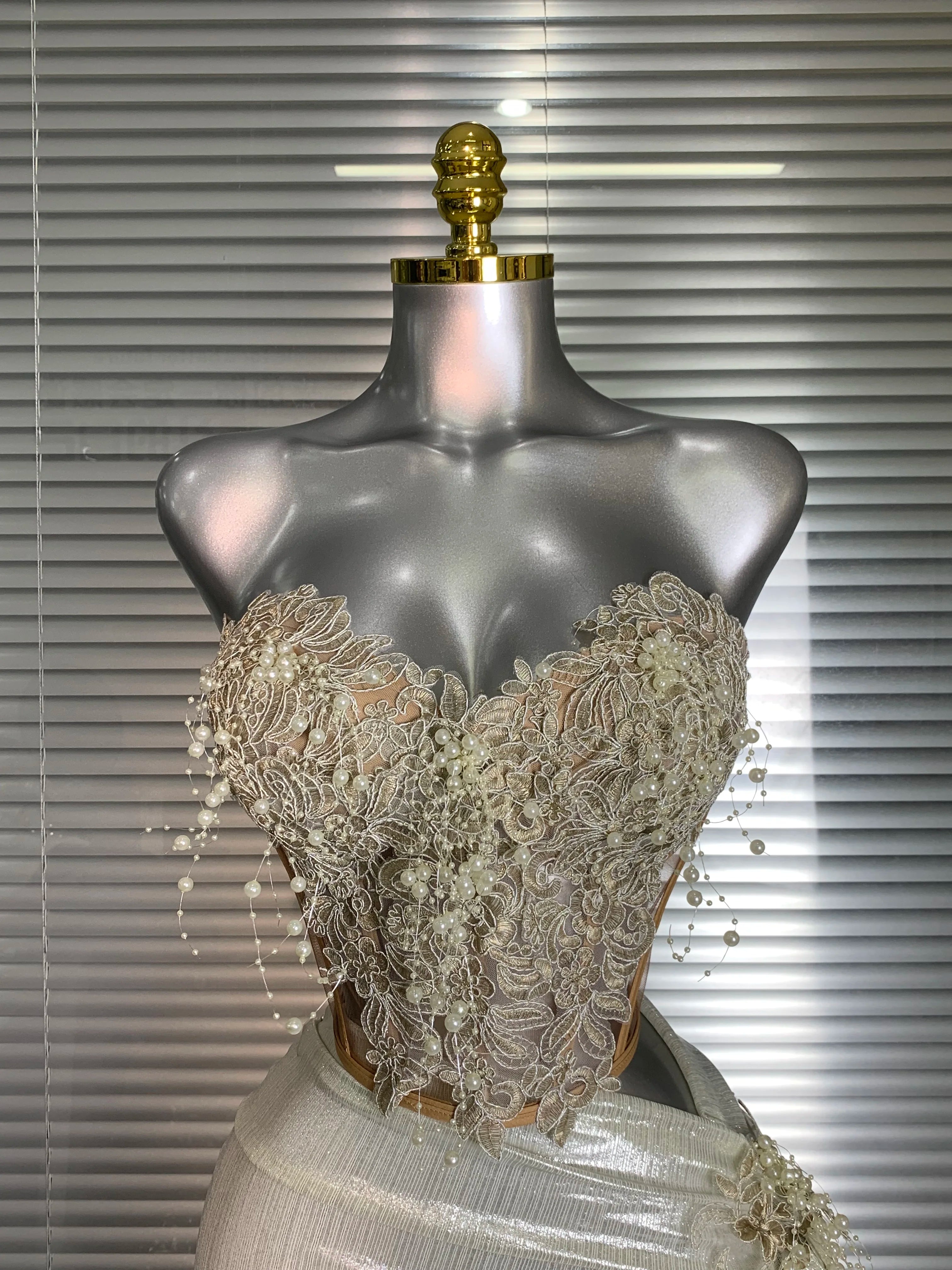 Summer New INS Women Sexy Two Pieces Set Celebrity Night Club Skirt Suits Lace Up Singer Dancer Stage Performance Costume