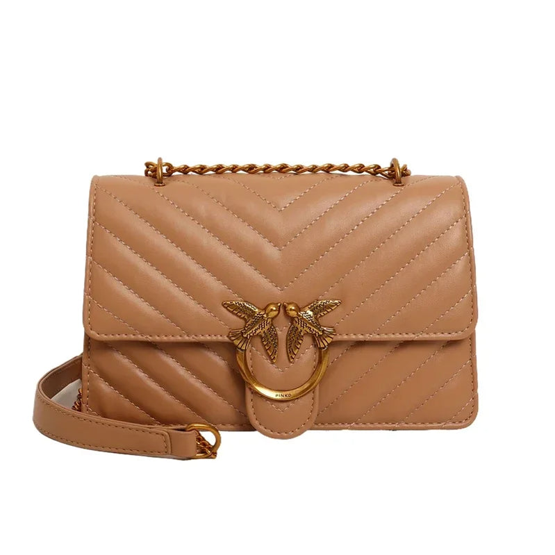 Stylish Ladies Crossbody Bag With Shoulder Strap Premium Leather Design Popular Classic Luxury Brand Item