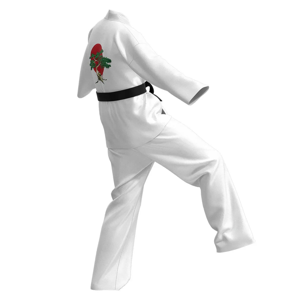 Karate Kids KOF Cobra Kai Cosplay Costume Kid Aldult Black White Kimono Uniform Headband Anime Halloween Party Suit Tracksuit