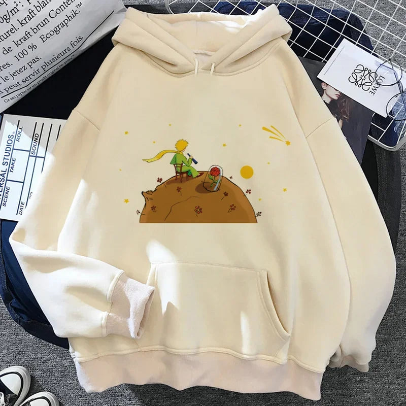 the Little Prince hoodies women streetwear anime sweatshirts Hooded Shirt female japanese sweater 78163