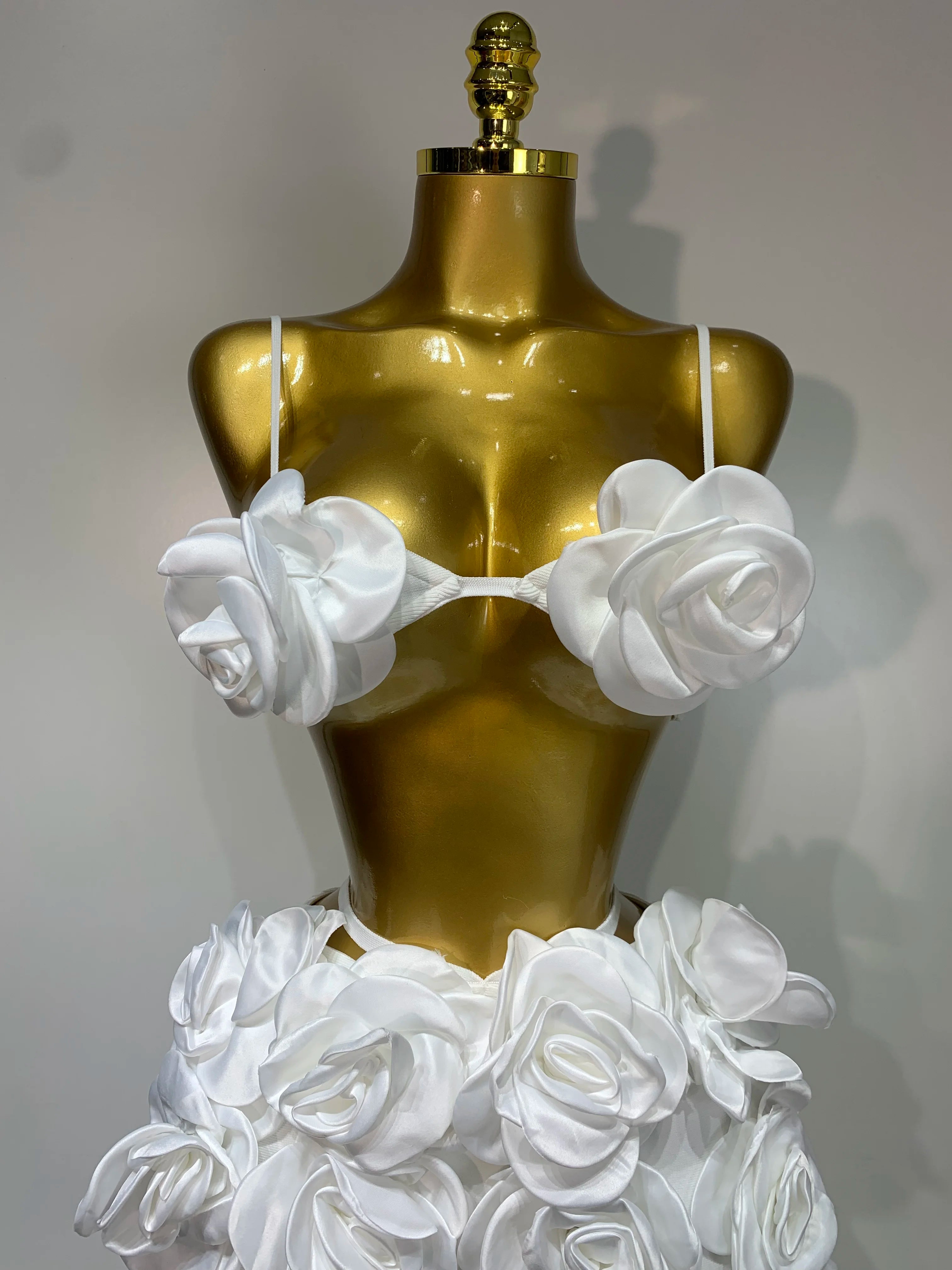 Women Sexy Camisole Floral Bandage Long Skirts Two Piece Set 2025 Celebrity Elegant Party Cocktail Prom Gown Nightclub Outfit