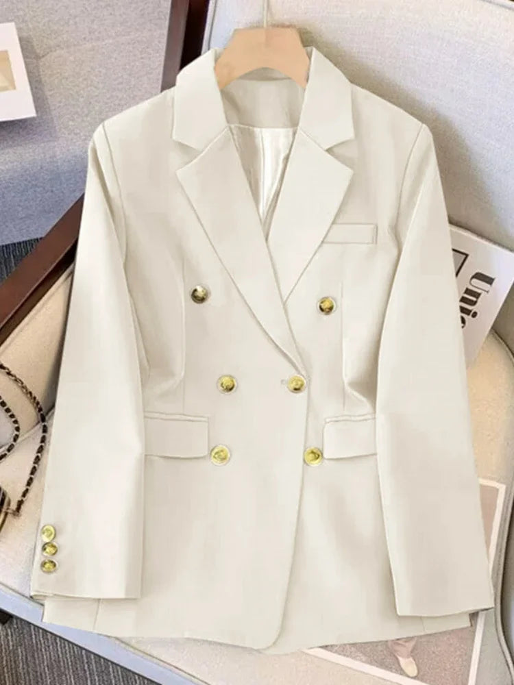 Blazer for Women Spring Autumn New in Slim Korean Fashion Outerwears Loose Women's Jacket Office Lady Women Blazer Coats
