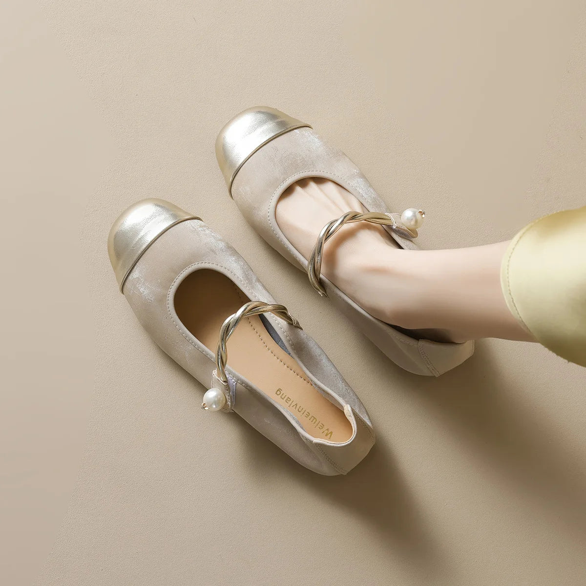 2024 Women's Round Toe Flat Shoes - Casual Fashion Spring/Autumn Office Work Pumps Slip-On Comfort Ladies Flats Arrival