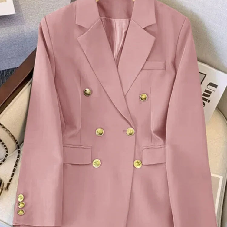 Blazer for Women Spring Autumn New in Slim Korean Fashion Outerwears Loose Women's Jacket Office Lady Women Blazer Coats