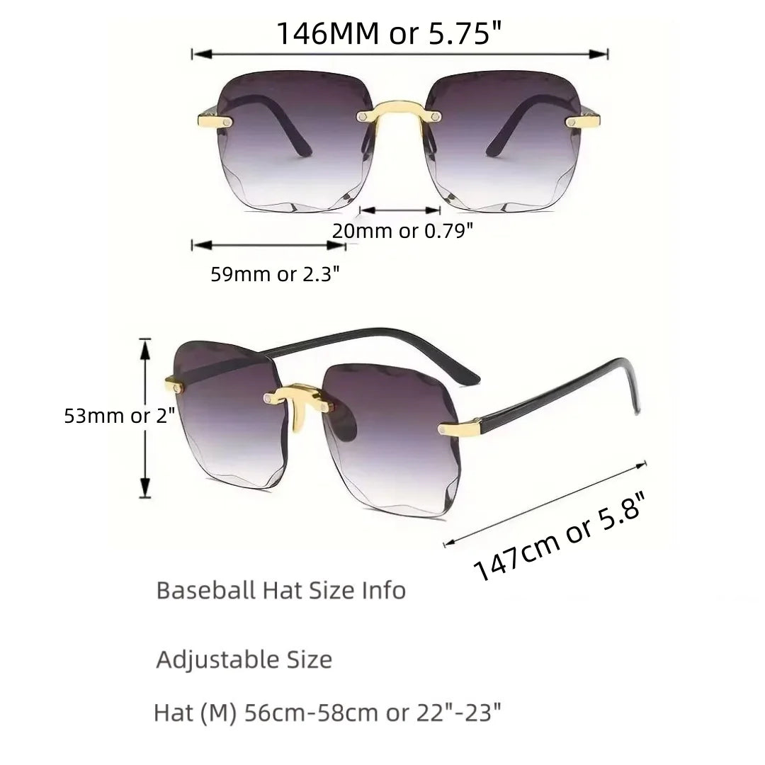 Fashion Sunglasses+Rhinestone Hat Butterfly / Star / Crown/Love Denim Baseball Spring Summer Outdoor Hat Peaked Cap