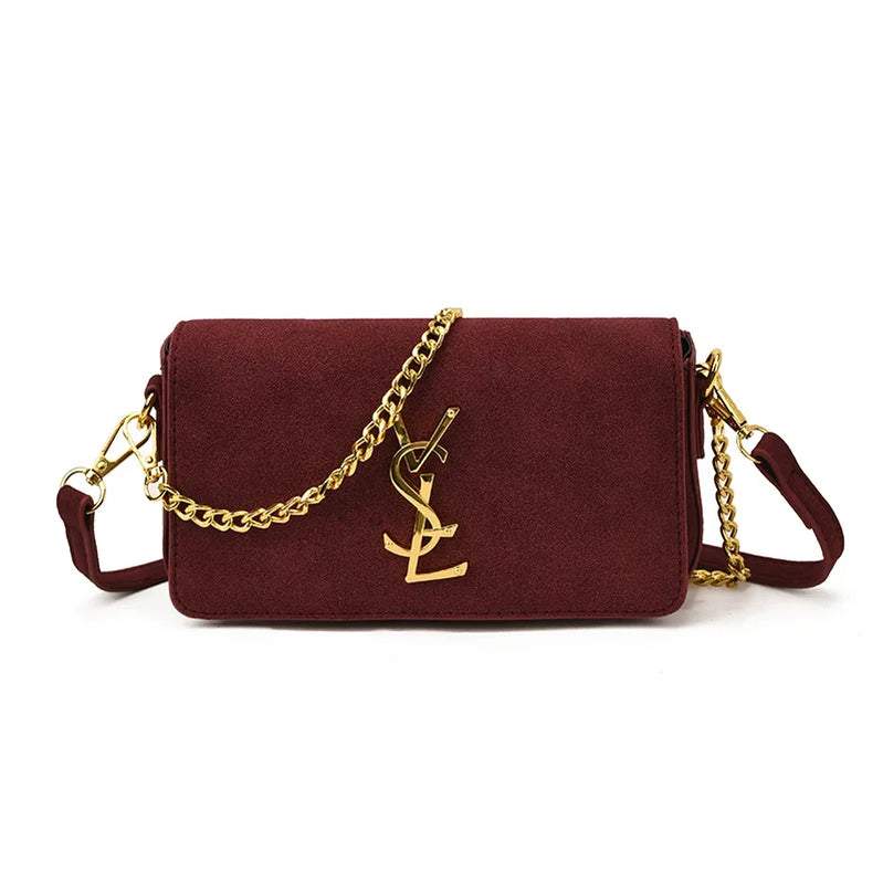 Autumn and Winter Retro Shoulder Armpit High Fashion Messenger Bag Simple Small Square Bag Paris Fashion Designer Women's Bag