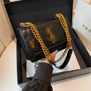 Large Capacity Crossbody Bag - Elegant Chain Strap Shoulder Bag, Spacious Work Commute Purse, Stylish Phone Bag for Women