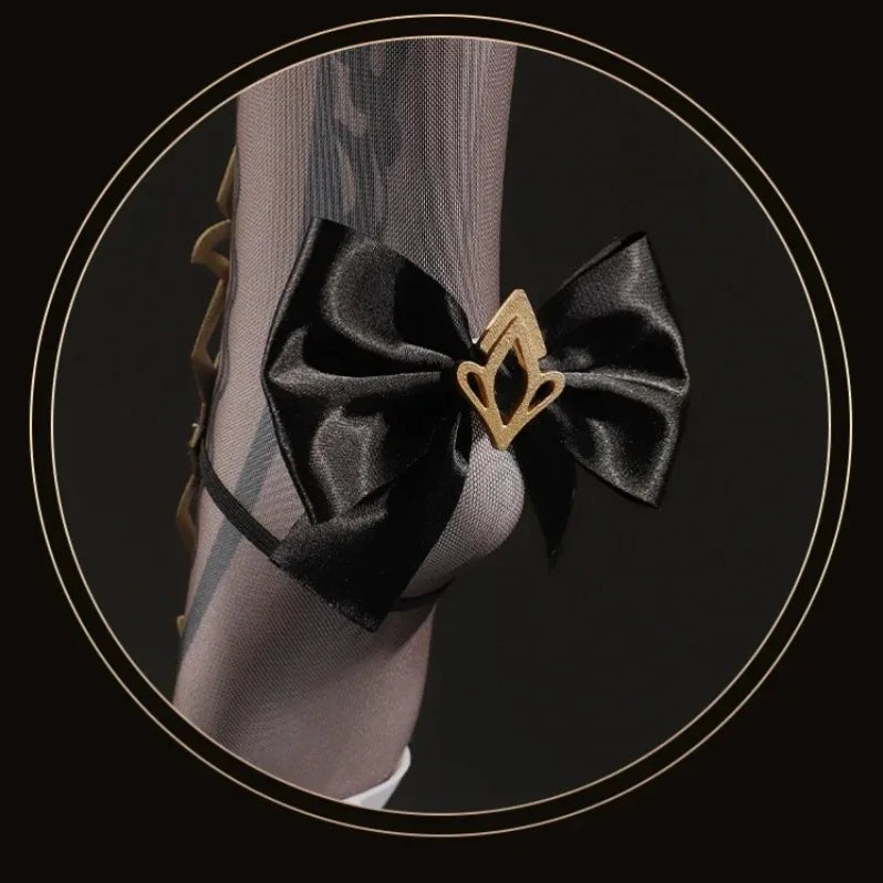 Navia Genshin Impact Cosplay Costume Wig Dress Uniform Fontaine Spina Di Rosula Hat Clorinde Halloween Costumes for Women