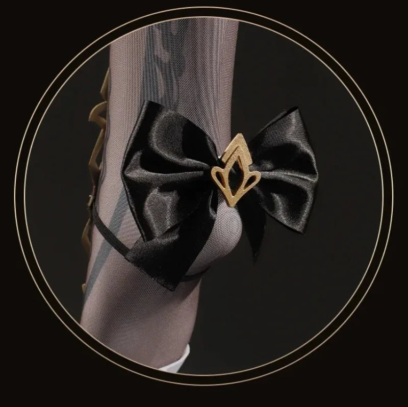 Navia Genshin Impact Cosplay Costume Wig Dress Uniform Fontaine Spina Di Rosula Hat Clorinde Halloween Costumes for Women