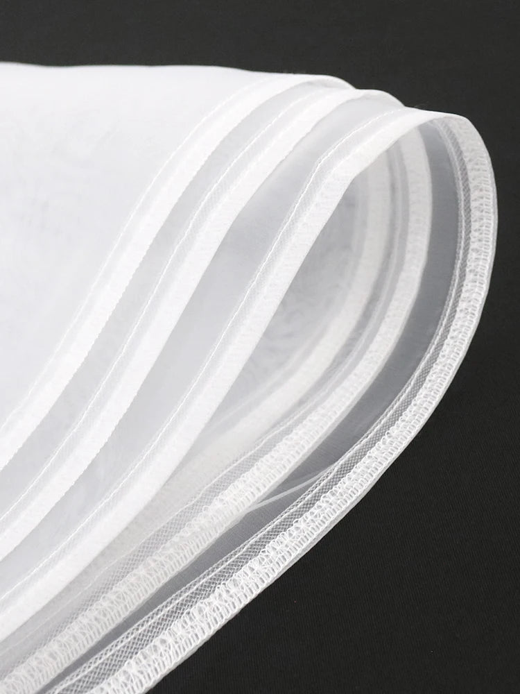 Plus Size 4XL Loose Dresses for Women White O Neck Mesh Tierred Robes Flare Sleeve Mini Gowns Party Event Occasion Outfits Fall