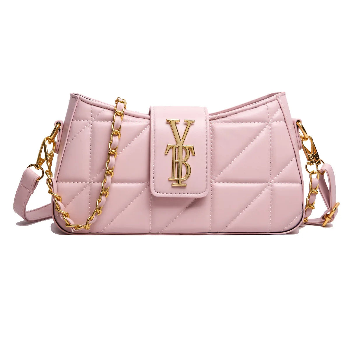 Structured Square Bag with Polished Chain Strap 2025, Elegant Shoulder & Crossbody Purse for Women, Versatile Mini Handbag