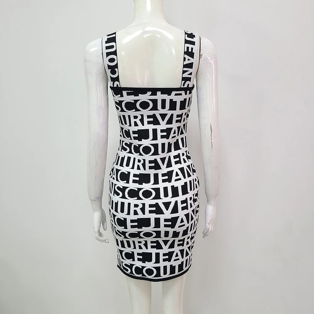 Summer Women Sleeveless Sexy Front Zipper Bodycon Mini Dress Rayon Bandage Fashion Girls' Birthday Party Slim Dress