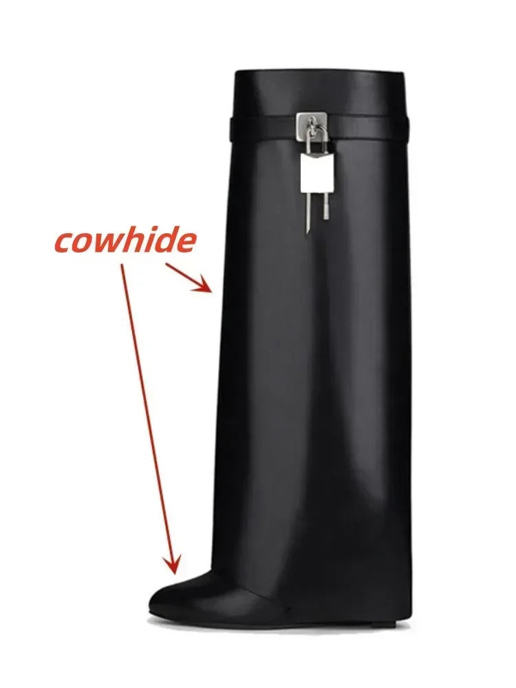 European and American Metal Lock Fasteners for High Tube Skirts, Boot Slopes, Leg Sleeves, Knee Length Boots, Platform Boots