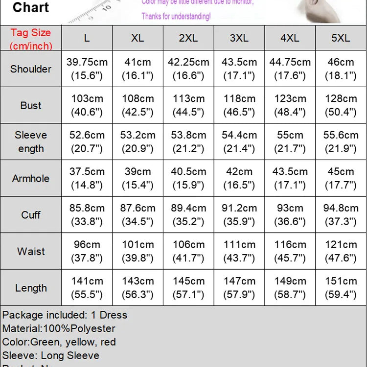 Plus Size 5XL Elegant Women Maxi Dress Autumn Long Flare Sleeve Casual Printed Elegant Long Shirt Sundress Party Vestidos