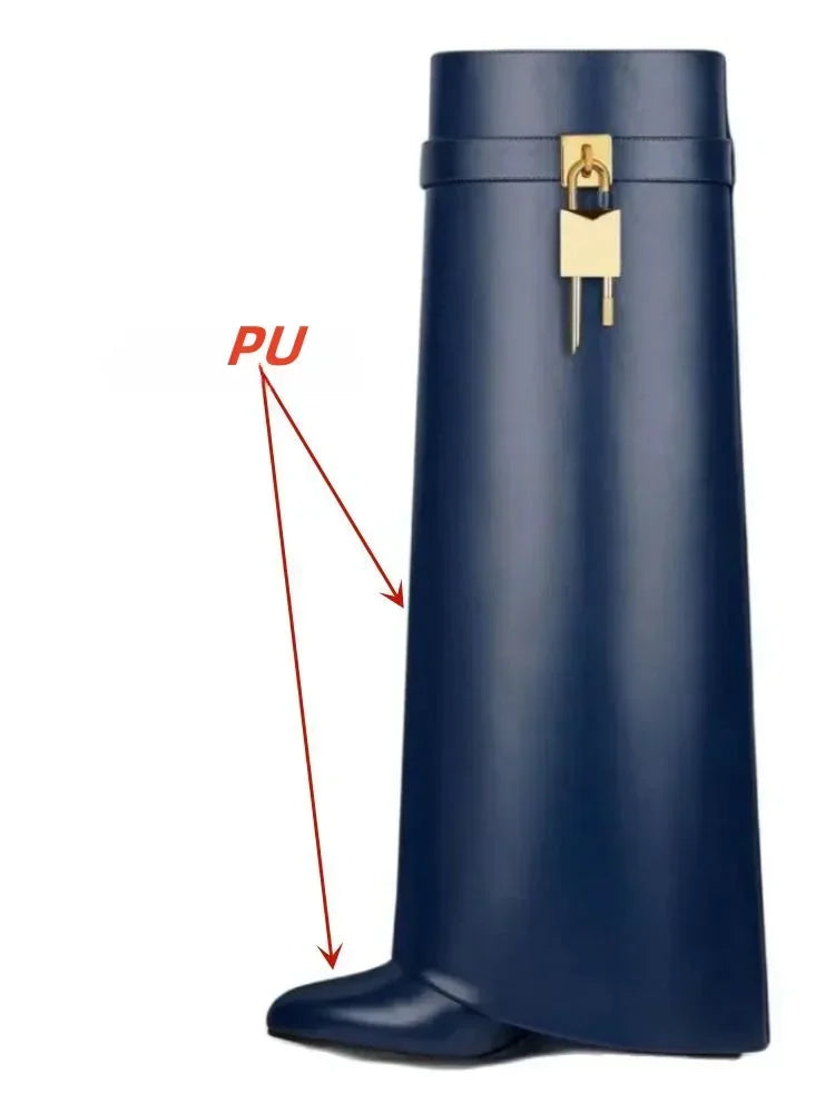 European and American Metal Lock Fasteners for High Tube Skirts, Boot Slopes, Leg Sleeves, Knee Length Boots, Platform Boots