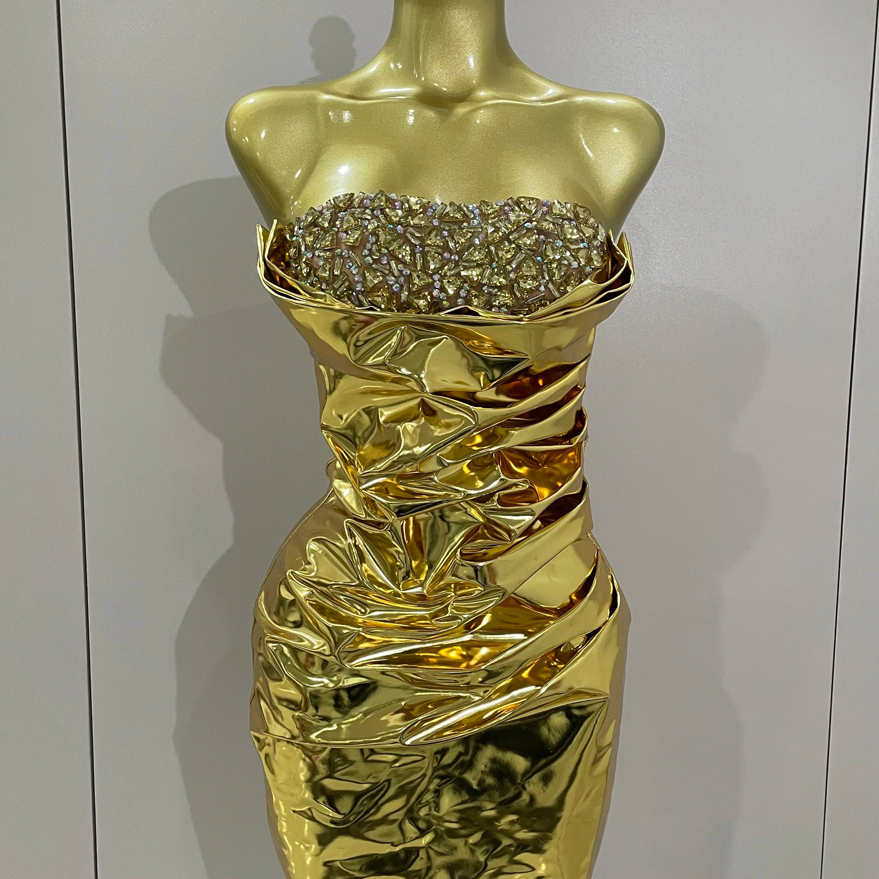 2025 New Sparkly Diamonds Crystal Sexy Mesh See Through Bodycon Mini Dress Women Birthday Party Celebrate Performance Costume