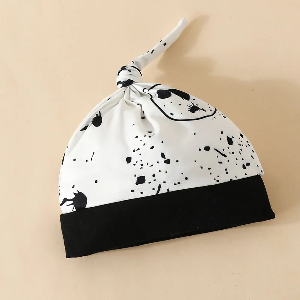 Halloween Baby Boy 2Pcs Outfits Grimace Letter Printing Hooded Long-sleeved Top and Bodysuit Elastic Pants set Fall Clothes