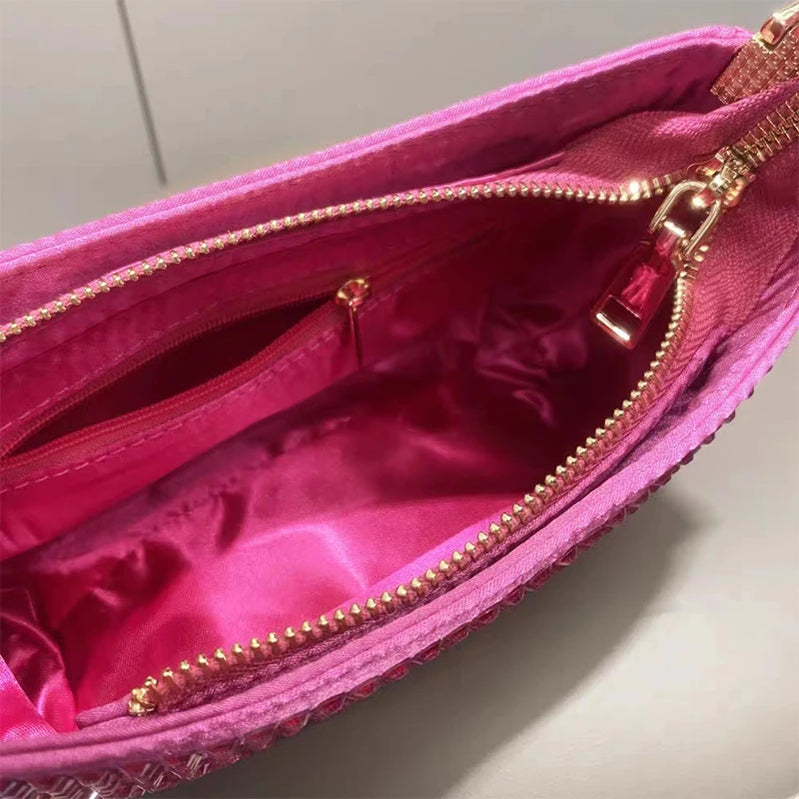 Fashion Purses For Women Luxury Designer Handbags Versatile Evening Clutch Bag Party Elegant Rhinestone Purse