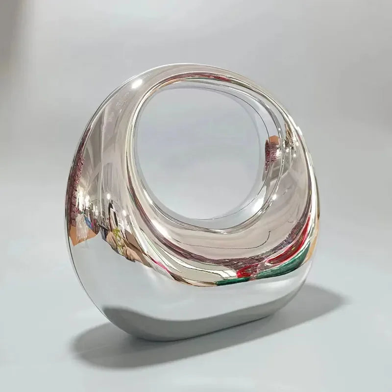 Acrylic Women Bags Luxury Designer Handbags Personality Handbag Dresses Suitcase Clear Beach Bag Bucket Dark Grey S