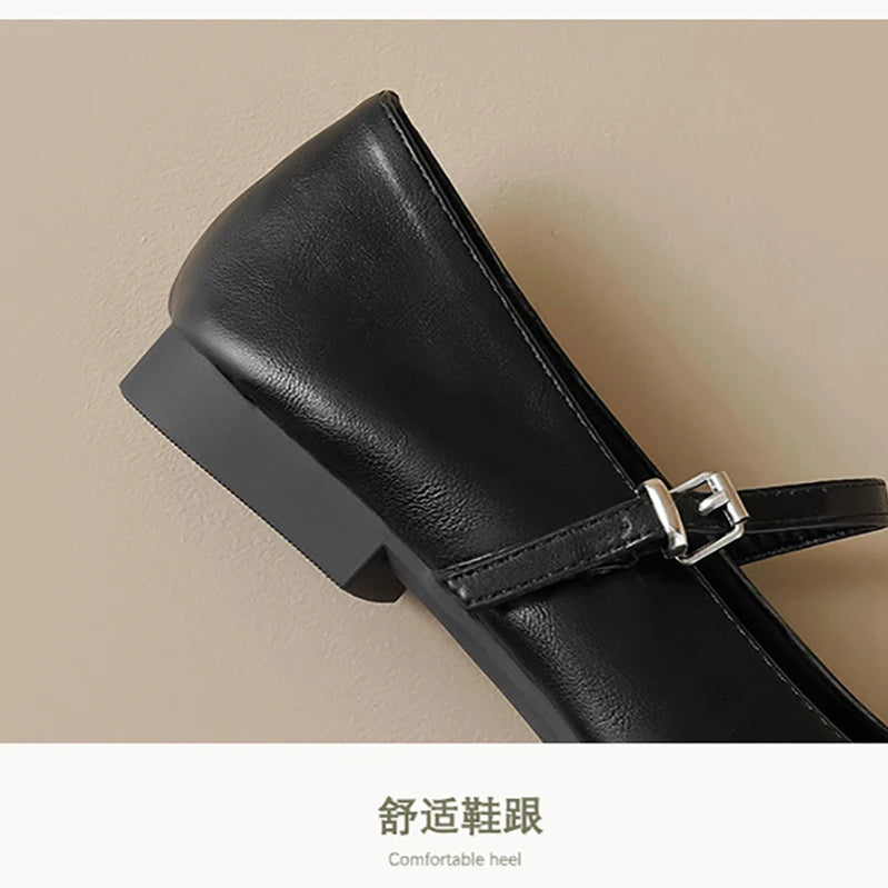 spring women's shoes Fashionable design Marie-Jane shoes Women's casual high heels and boat shoes Office and party wear