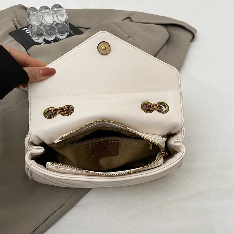 Luxury Solid Color Crossbody Messenger Bag - Trendy Paris Fashion Tote With Superstar Appeal