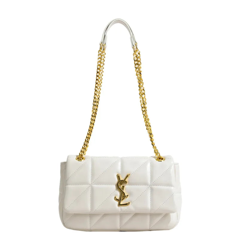 Chic Quilted Crossbody Bag, Large Capacity Underarm Bag with Chain, Multi-Functional Shoulder Purse, Stylish & Versatile