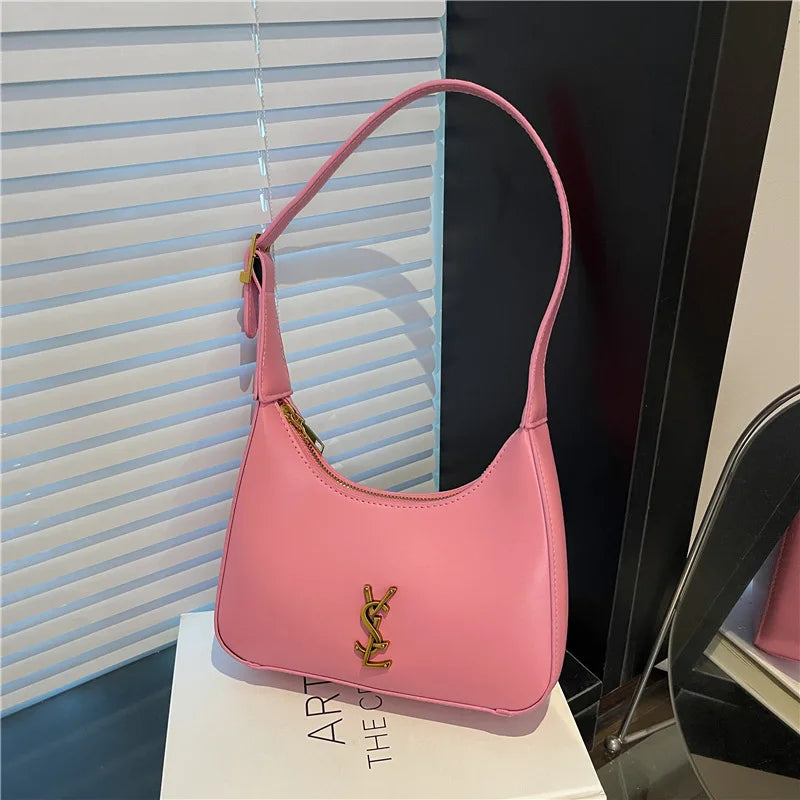 Exclusive Designer Shoulder Bag 2025 New, Versatile Women's Top Handle Tote & Underarm Purse, Vintage Style Crossbody Bag