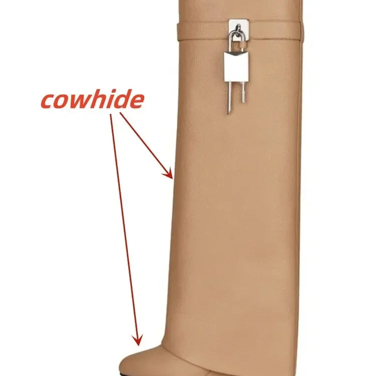 European and American Metal Lock Fasteners for High Tube Skirts, Boot Slopes, Leg Sleeves, Knee Length Boots, Platform Boots