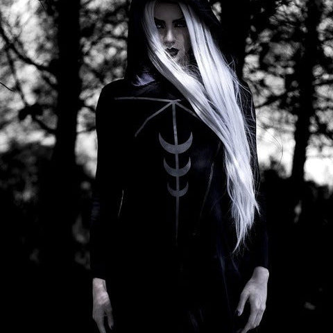 Halloween irregular hooded jacket