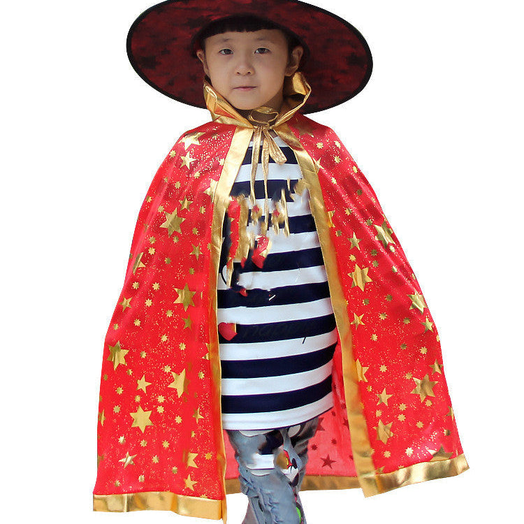 Halloween Children's Cloak Costume SIX STAR Cloak Red Free Size