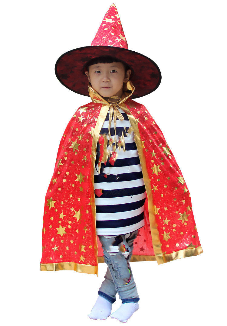 Halloween Children's Cloak Costume SIX STAR Cloak Red Free Size