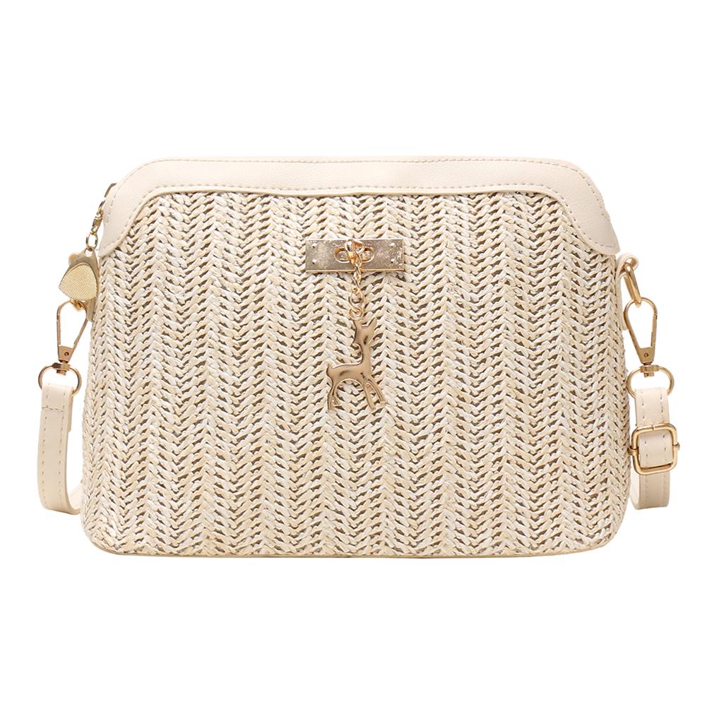 Straw Bags For Women Handmade Tassel Beach Bags Raffia Rattan Woven Handbags Female Vacation Crossbody Bags Clutch Type I