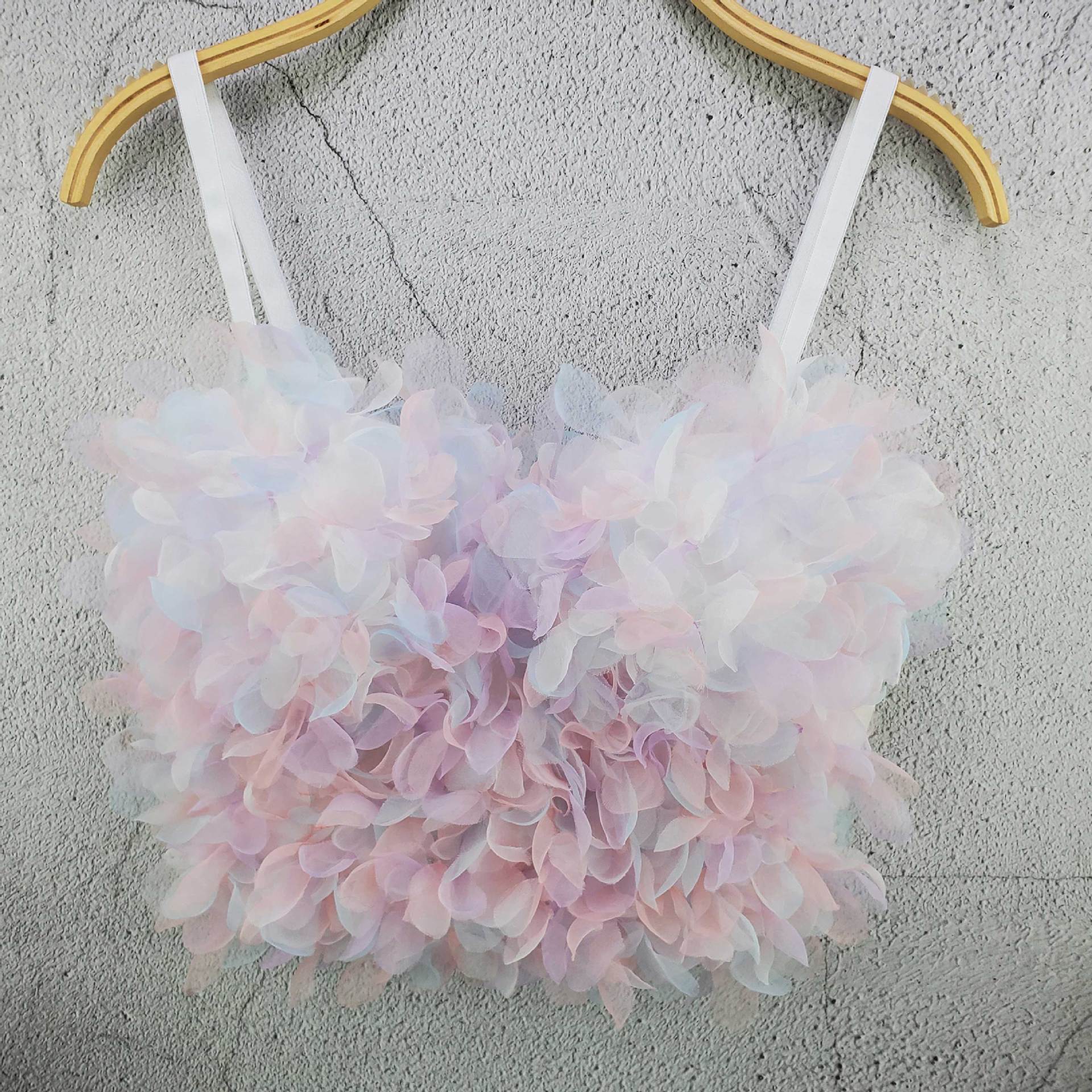 SXTHAENOO Sexy &amp; Charming Applique Floral Corselets Women&#39;s Bachelorette Bustier Bra Cropped Top Wedding Bralette Vest 155 3