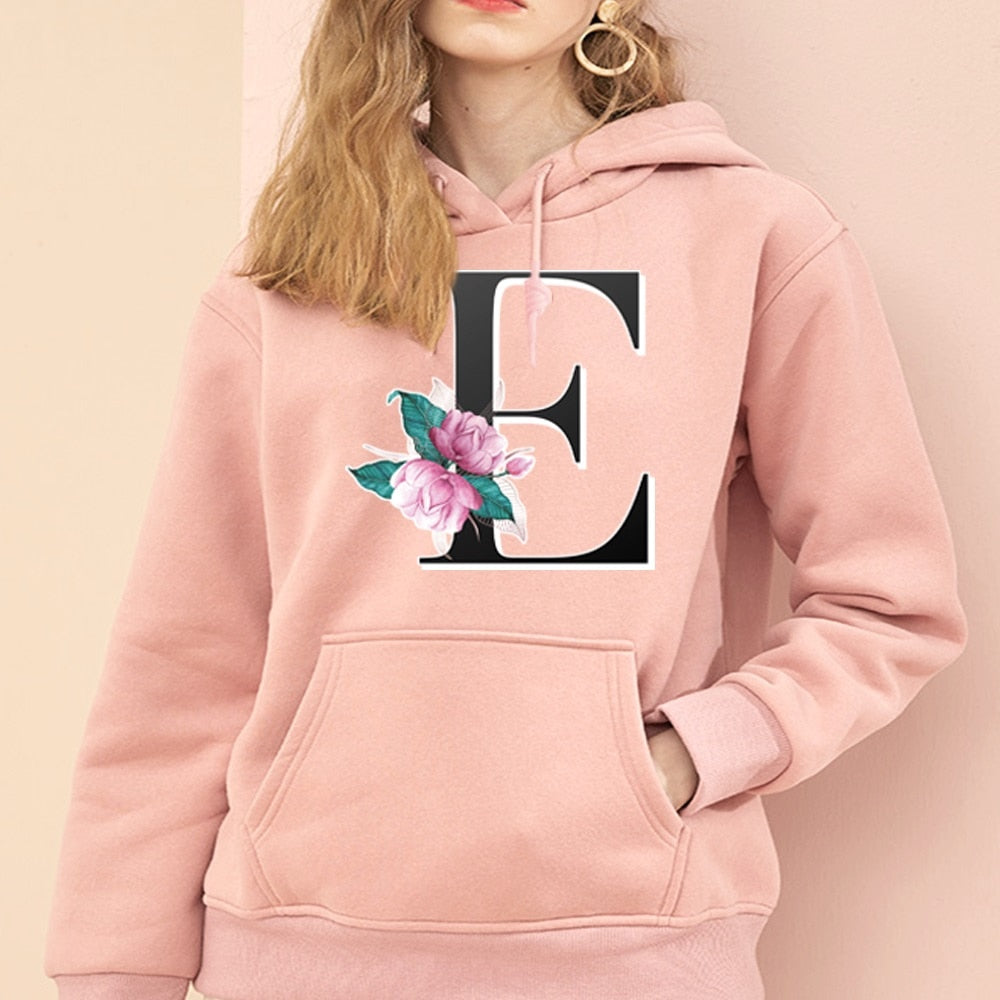 Hoodie Sweatshirts Women Pullover Harajuku Tracksuit Girl Hoodie Streetwear Casual Fashion Clothes 2whitemarbleE