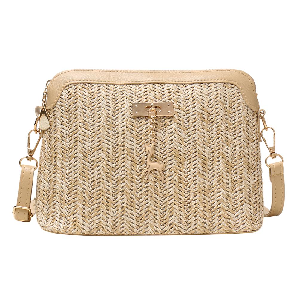 Straw Bags For Women Handmade Tassel Beach Bags Raffia Rattan Woven Handbags Female Vacation Crossbody Bags Clutch Type H