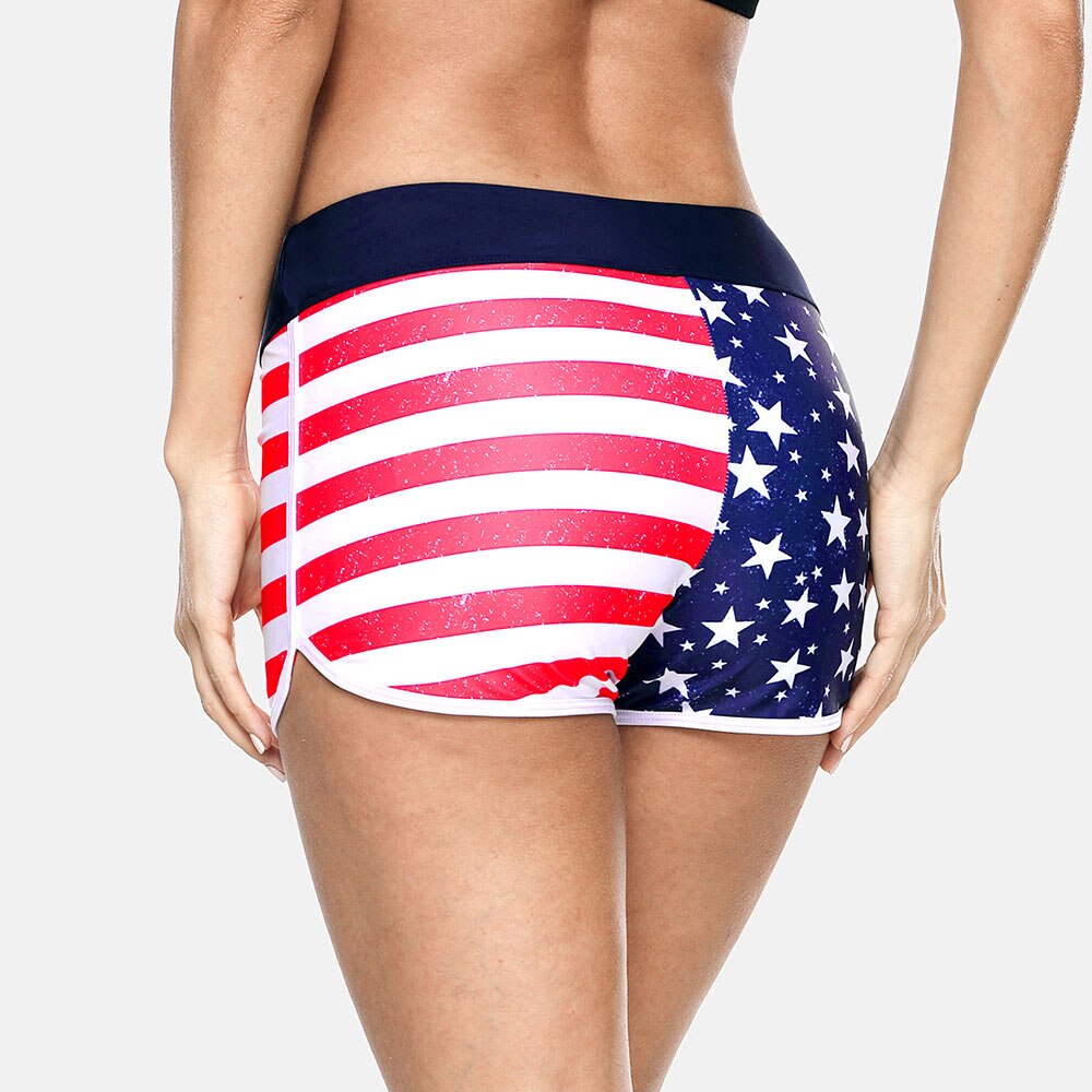 Women Swimshorts American Flag Beach Shorts Swimwear Briefs Man Swimsuits Trunks Sea Short Bottoms
