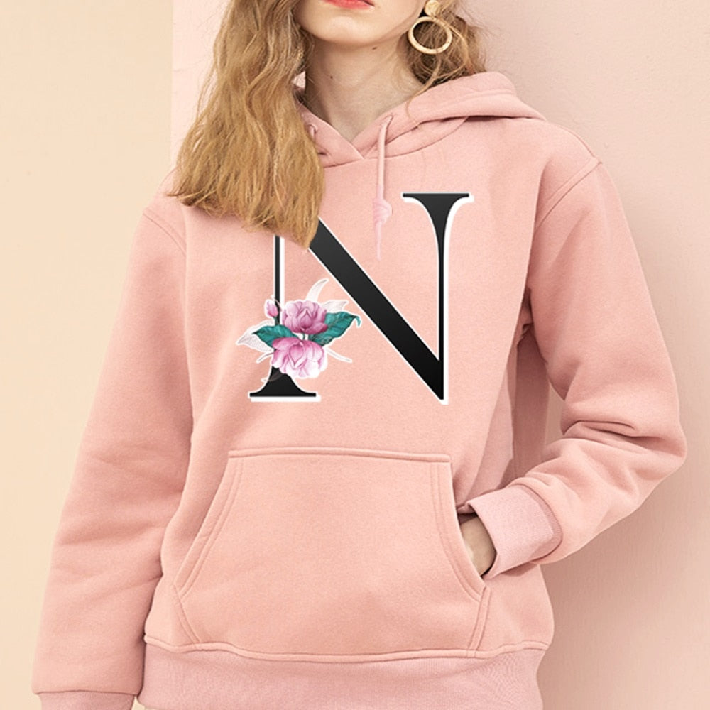 Hoodie Sweatshirts Women Pullover Harajuku Tracksuit Girl Hoodie Streetwear Casual Fashion Clothes 2whitemarbleN