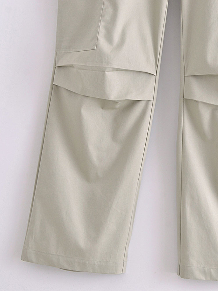 Female Jumpsuit With Pockets Long Jumpsuit Woman Spring Summer Sleeveless Cargo Jumpsuits For Women Outfit