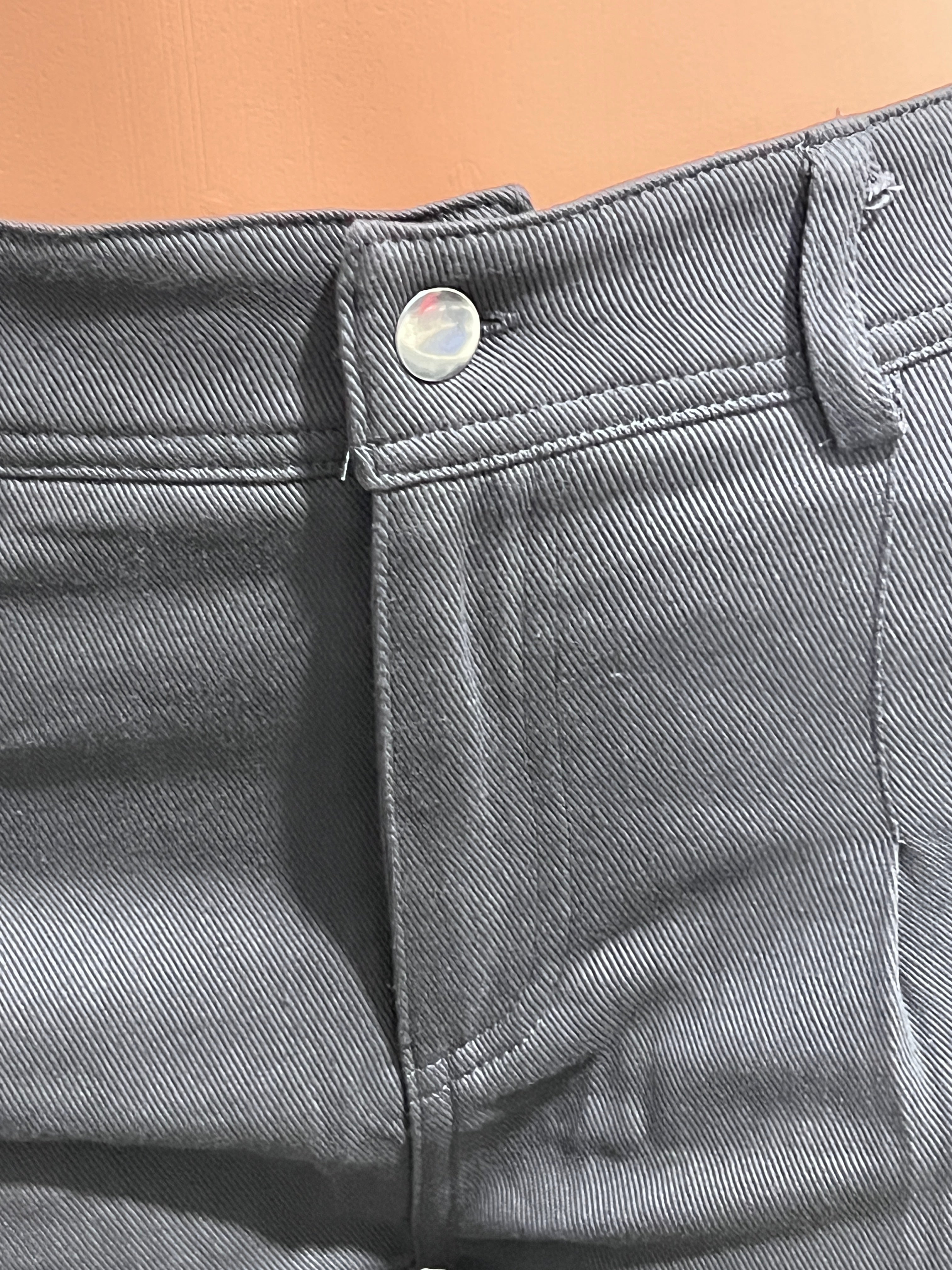 Green Cargo Pants Pocket Design High Waist Button Solid Color Pants Summer New Fashion Loose Women's Pants Streetwear