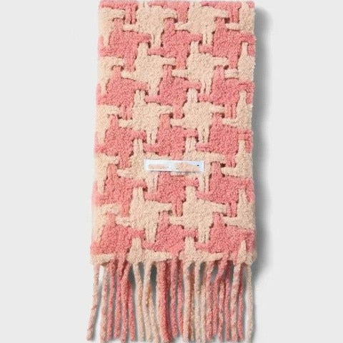 New Scarf Autumn and Winter Multicolor Thickened Plaid Scarf The Same Length Warm Shawl For Men and Women Scarves 46