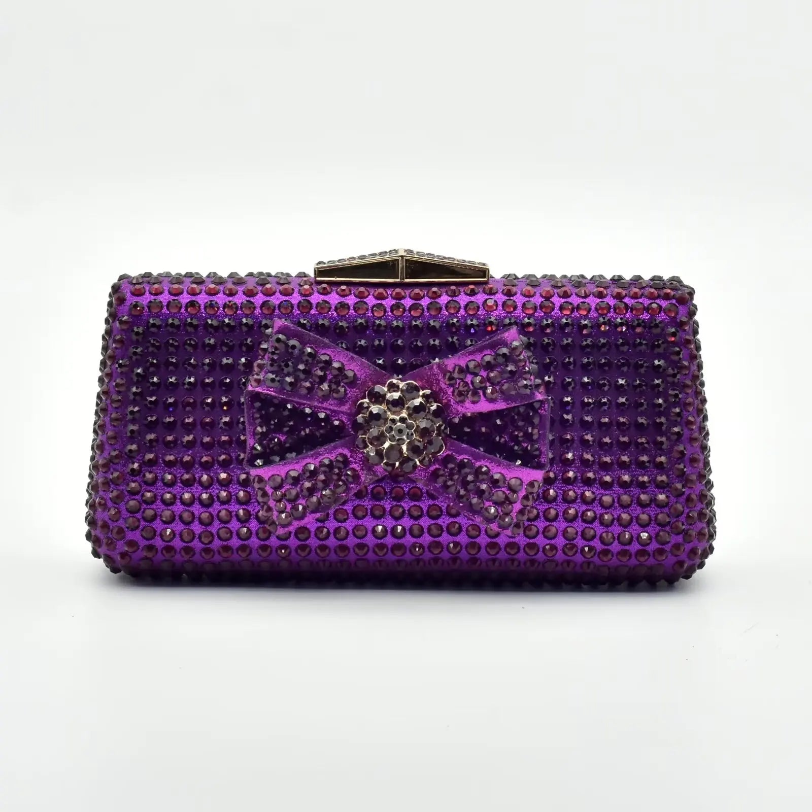 Fashion Evening clutch Bag Purses and handbag luxury Designer shoulder bag Shiny Crystal Clutch purse party bag banquet bag Purple