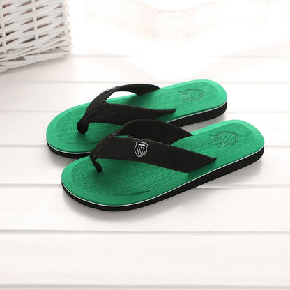 2023 Summer Slippers Men Flip Flops Beach Sandals Non-slip Casual Flat Shoes Slippers Indoor House Shoes for Men Outdoor Slides